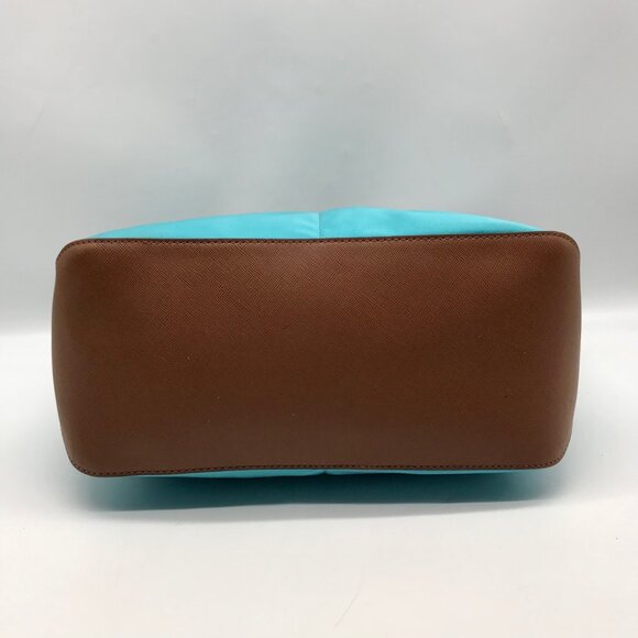 Michael Kors Blue Nylon & Leather Pocket Tote - Picture 5 of 10